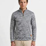 Pull À Col Zippé Et Manches Longues