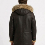Veste D’Hiver Structurée À Capuche Pour Homme