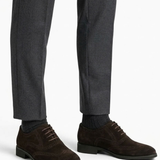 Chaussures Brogue Wingtip À Lacets Pour Homme