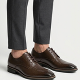 Chaussures Derby Marron Pour Hommes