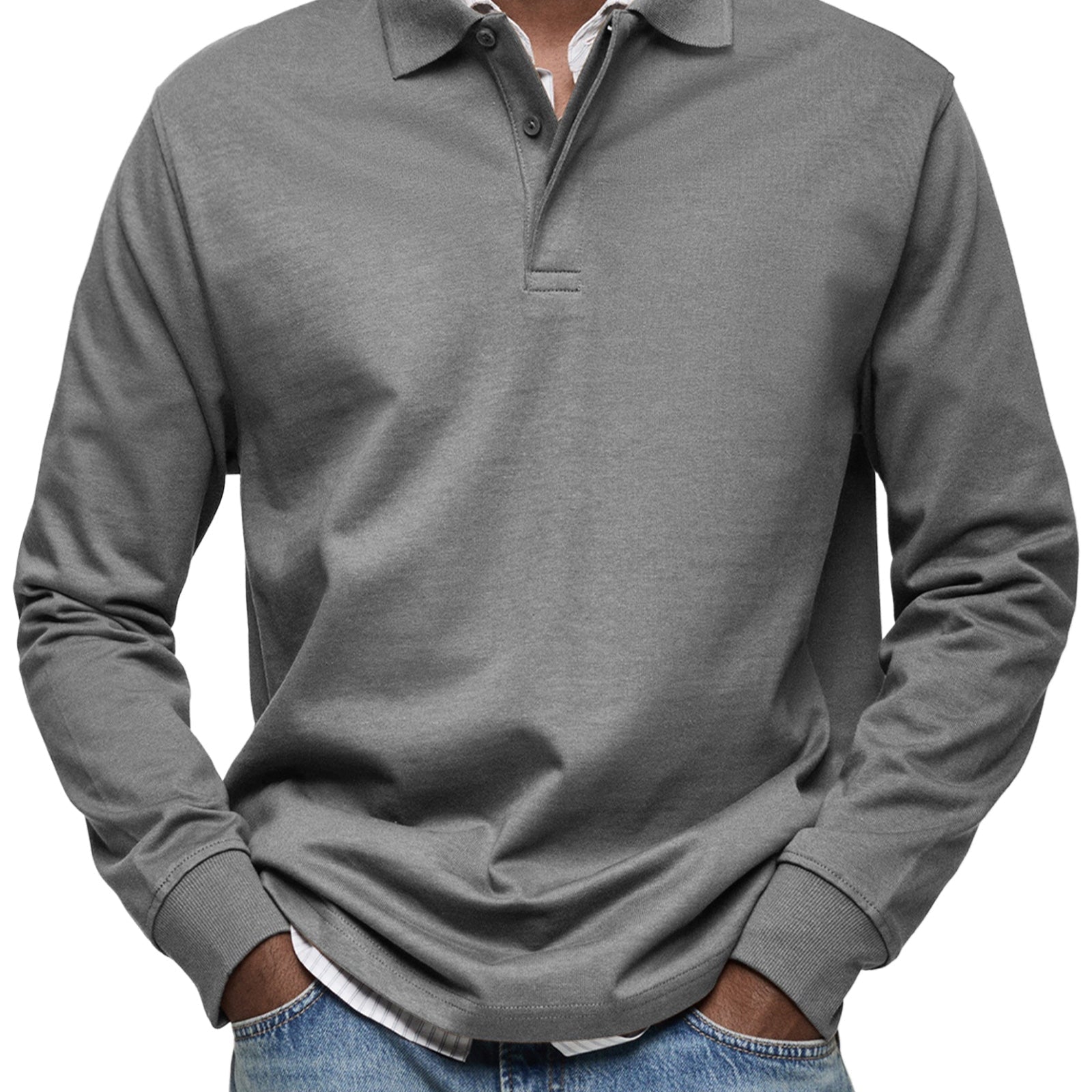 CELVOIR | POLO À MANCHES LONGUES POUR HOMME