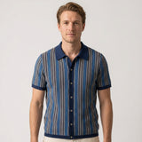 Celvoir | Polo Tricoté Avec Fermeture Boutonnée Pour Hommes