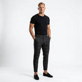 Celvoir | Pantalon À Carreaux Coupe Ajustée Pour Hommes