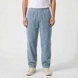 Pantalon Côtelé Décontracté À Cordon De Serrage