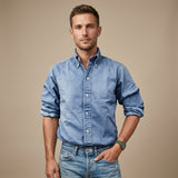 CELVOIR | CHEMISE HOMME À MANCHES LONGUES