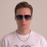 Celvoir | Lunettes De Soleil Géométriques Dégradées Pour Hommes