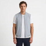 Gilet Zippé Ultra-Léger À Col Montant
