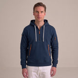 Celvoir | Sweat À Capuche Demi-Zip Pour Hommes