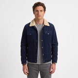 Veste En Velours Côtelé À Col Sherpa Pour Hommes