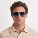Lunettes De Soleil Aviateur Vintage UV400 Pour Hommes