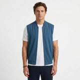 Gilet Zippé Ultra-Léger À Col Montant