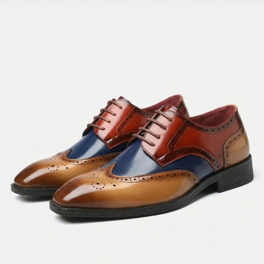 Chaussures Brogue À Lacets Pour Homme