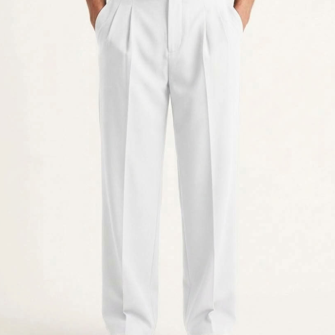 Pantalon Large À Coupe Décontractée