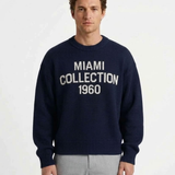 Pull Oversize Texturé À Col Rond