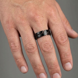 Bague Statement Sculptée Pour Homme