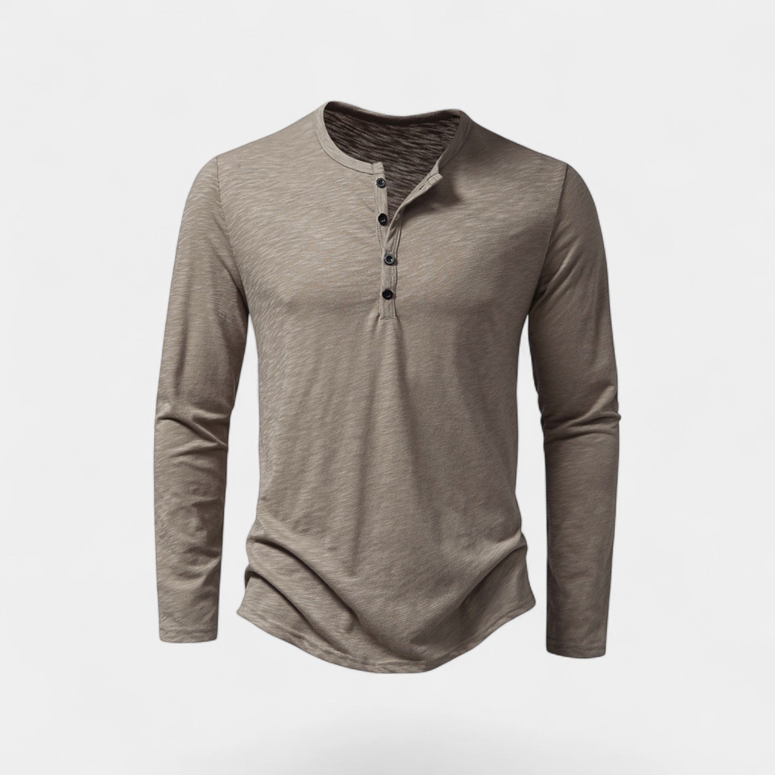 CELVOIR | T-SHIRT HOMME MANCHES LONGUES BOUTONS