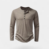 CELVOIR | T-SHIRT HOMME MANCHES LONGUES BOUTONS