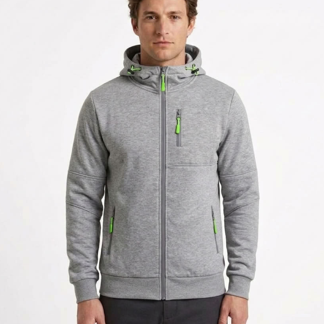 Sweat À Capuche Doublé Effet Fourrure