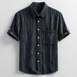 Celvoir | Chemise Ajustée Avec Manches Retroussables Pour Hommes