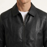 Veste Ajustée Zippée Pour Homme