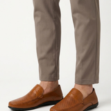Mocassins Perforés À Enfiler Pour Homme