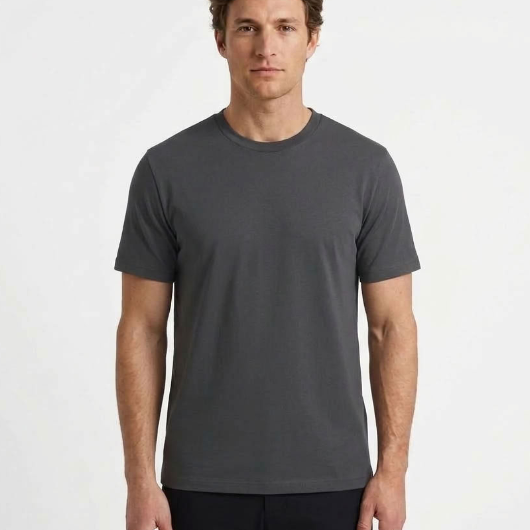 T-Shirt À Col Montant Pour Homme