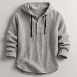 CELVOIR | CHEMISE À CAPUCHE EN LIN POUR HOMME