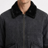 Veste En Denim Doublée Effet Polaire Pour Homme