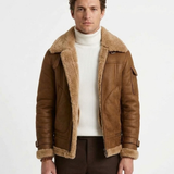 Veste Structurée Doublée Effet Polaire Pour Homme