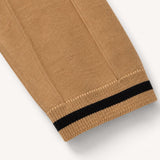 Celvoir | Polo À Col Zippé Avec Texture Verticale Pour Hommes