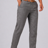 Celvoir | Pantalon Coupe Droite Avec Fermeture Boutonnée Pour Hommes