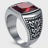 Bague Statement À Pierre Carrée
