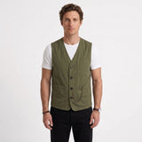 Surchemise Utilitaire Boutonnée En Coton Pour Hommes