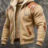 CELVOIR | VESTE VINTAGE EN DAIM AVEC CAPUCHE