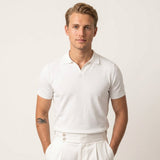 Celvoir | Polo À Col V Côtelé Pour Hommes