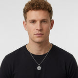 Collier Boussole En Acier Inoxydable
