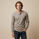 CELVOIR | CHEMISE HENLEY HOMME À MANCHES LONGUES