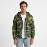 Veste D’Hiver Zippée À Capuche