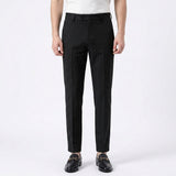 Pantalon Ajusté À Rayures Fines