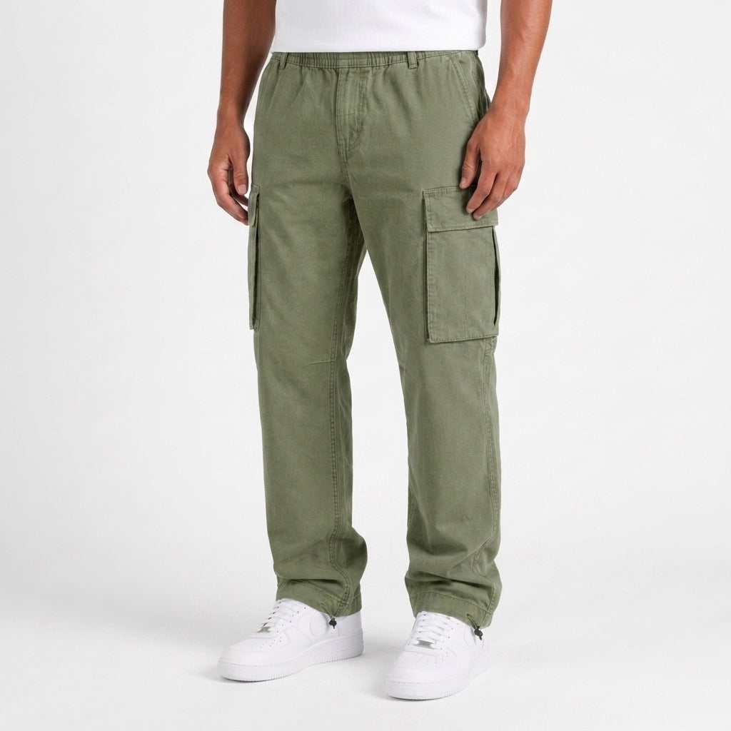 Pantalon Cargo À Coupe Droite