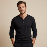 CELVOIR | CHEMISE HENLEY HOMME À MANCHES LONGUES
