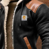 CELVOIR | VESTE VINTAGE EN DAIM AVEC CAPUCHE