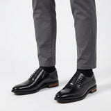 Chaussures Habillées En Cuir À Laçage Latéral