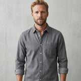 Celvoir | Chemise Décontractée Avec Poche Poitrine Pour Hommes
