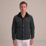 Celvoir | Veste En Velours Côtelé À Col Sherpa Pour Hommes