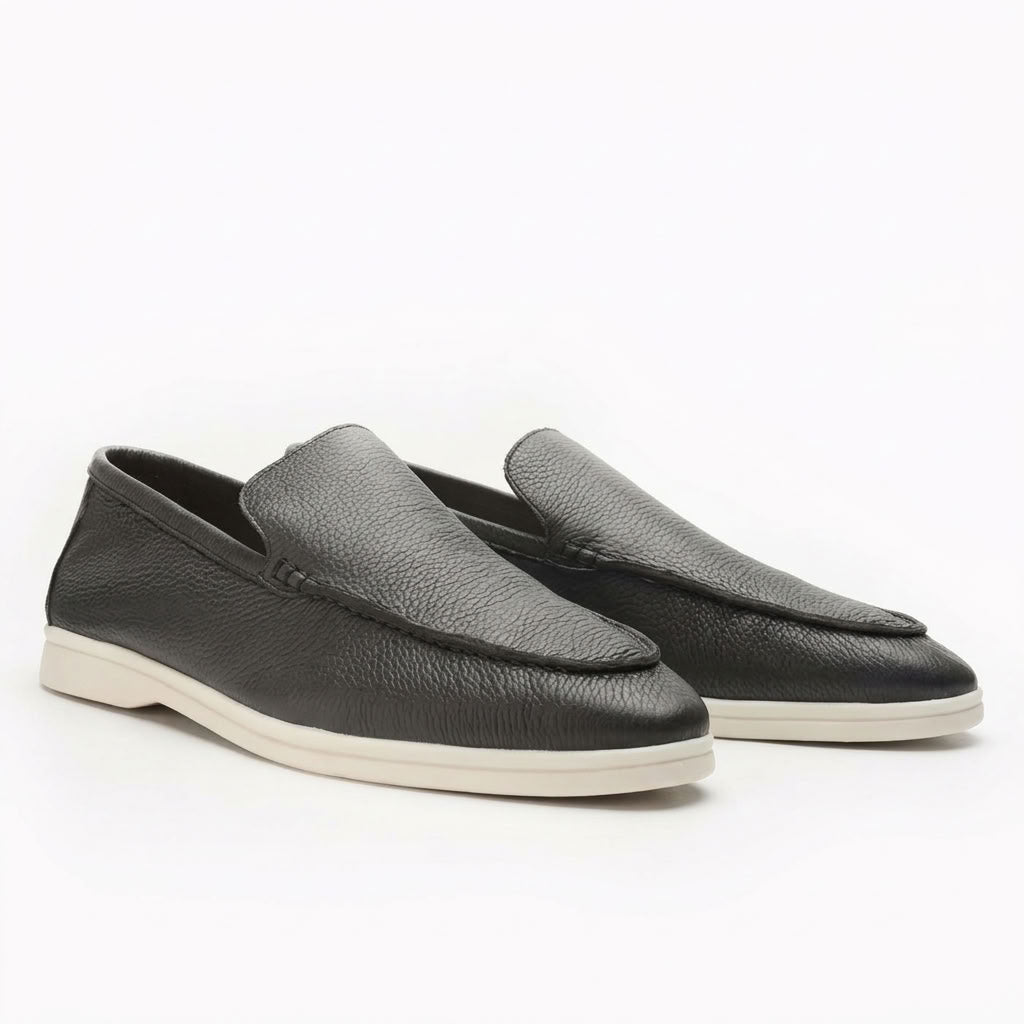 Mocassins À Enfiler Avec Coutures Pour Homme