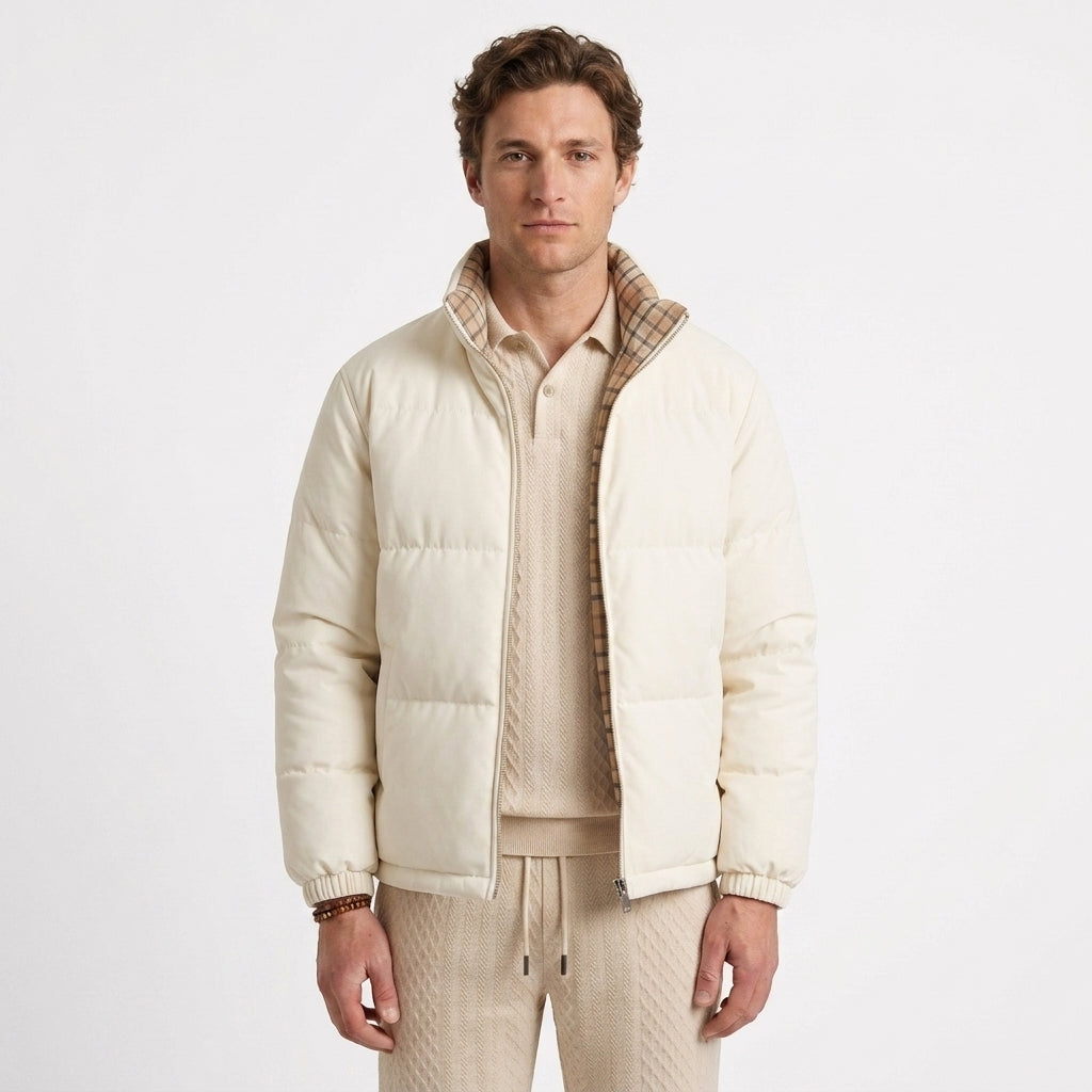 Veste Isolante À Ligne Épurée