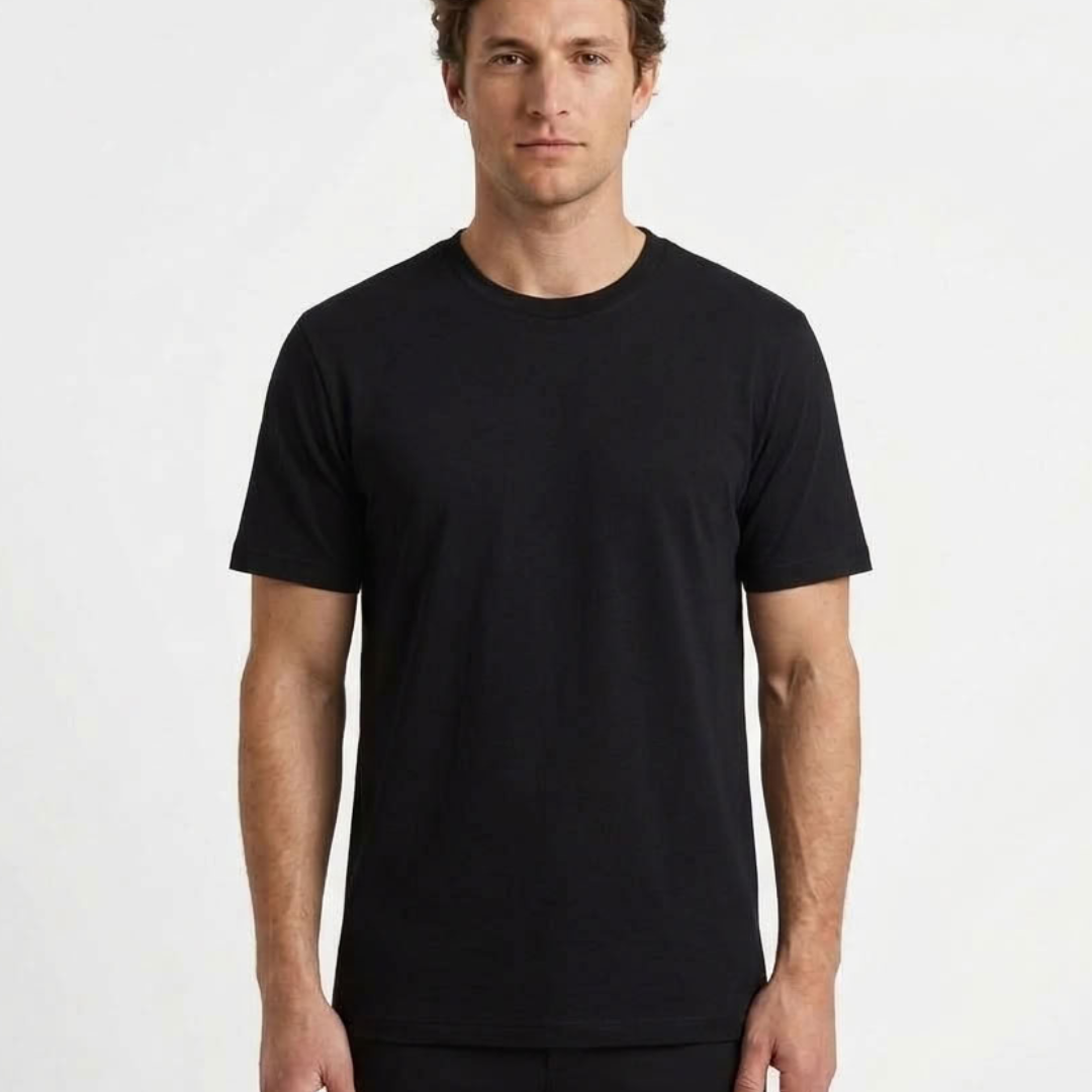 T-Shirt À Col Montant Pour Homme
