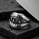 Bague Statement À Détails Sculptés