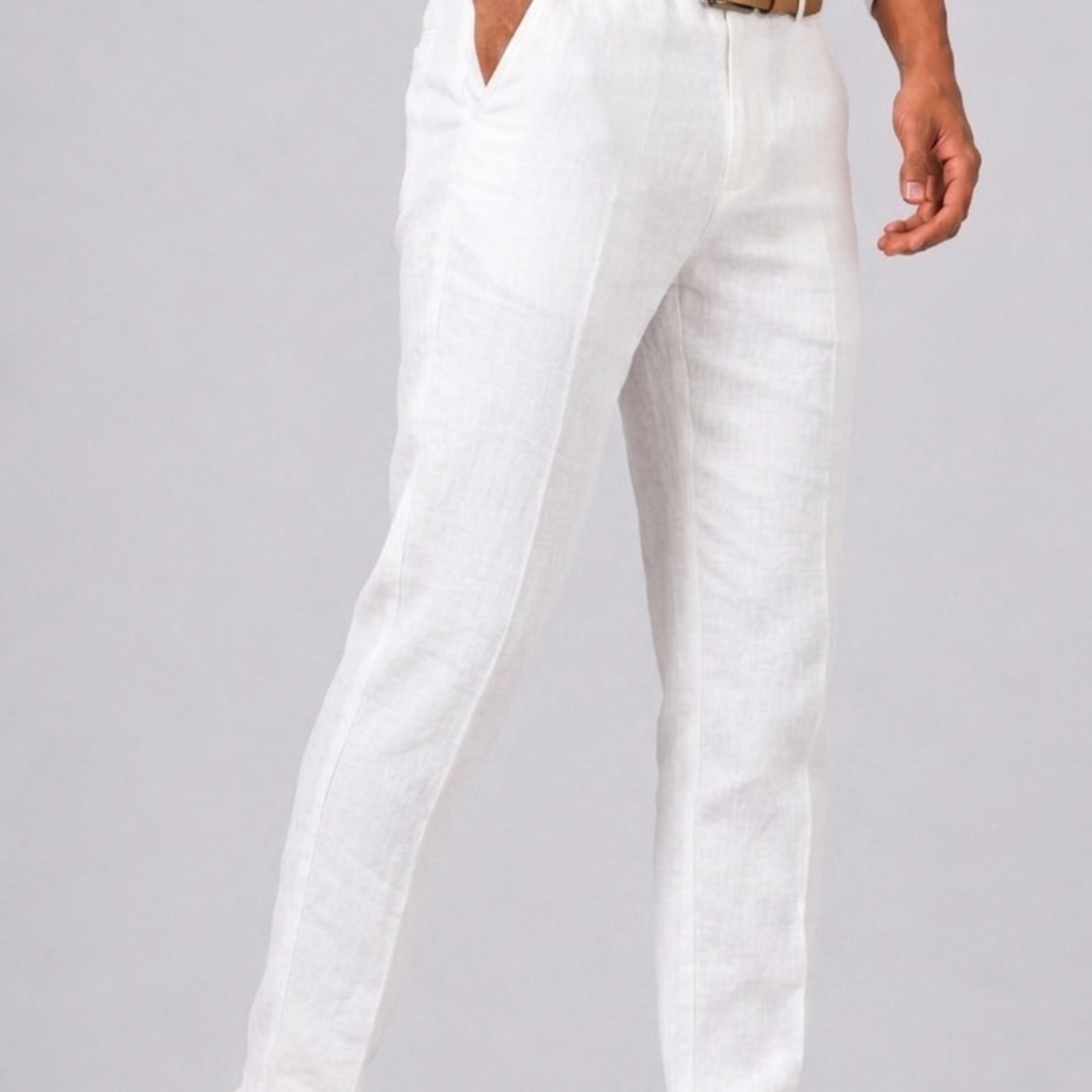 Celvoir | Pantalon Coupe Droite Avec Fermeture Boutonnée Pour Hommes